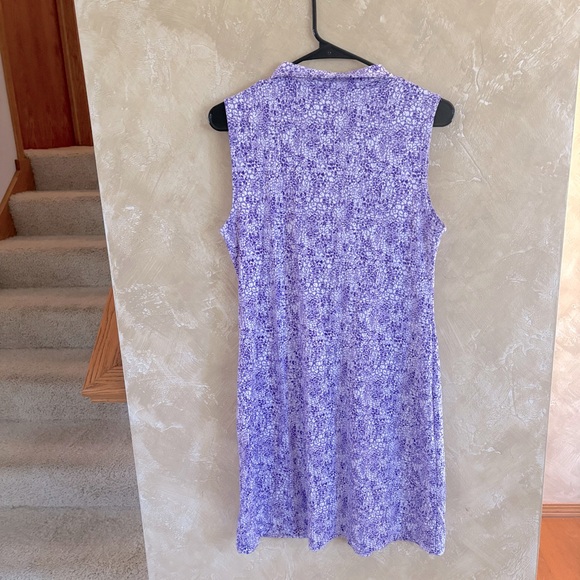 Ibkul Purple Sleeveless Dress - Picture 4 of 4